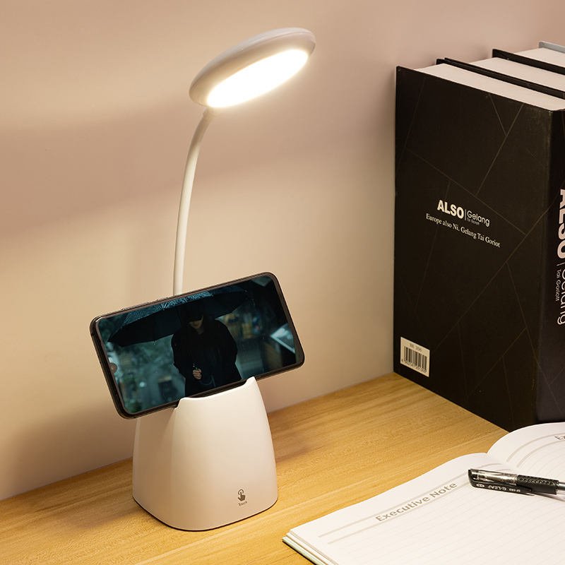 Table Lamps Bedroom Bedside Desk Lamp 3 Brightness Levels Touch Dimming Reading Portable Wireless Table Lamp Led Night Lights