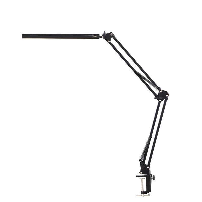 3 Color Modes Light Long Arm Table Lamp Led Flexible Timing Touch Dimming Desk Lamp Clip Book light For Reading Bedroom