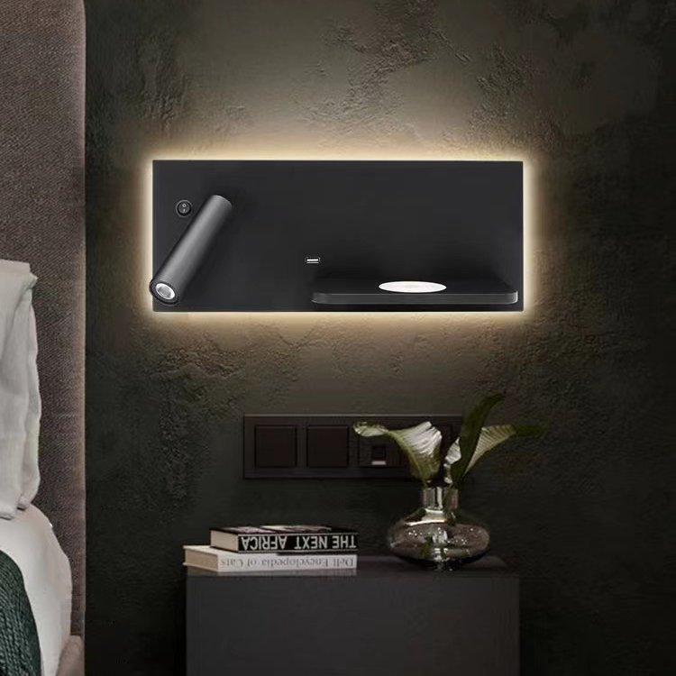 Nordic Strip LED Wall Lamp In Living Room Bedroom Sofa Stairs Background Wall Decoration Wireless Wall Lamp