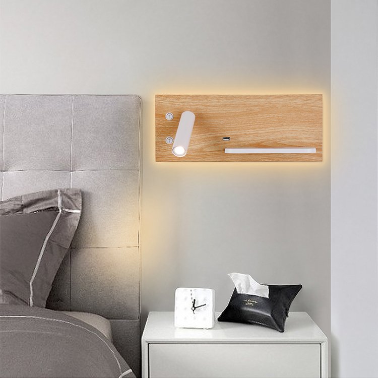 Nordic Strip LED Wall Lamp In Living Room Bedroom Sofa Stairs Background Wall Decoration Wireless Wall Lamp
