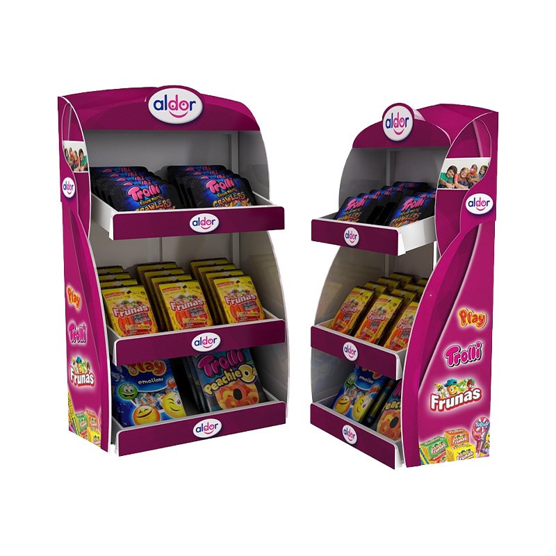 Countertop display rack PVC foam board display stand, PVC foam board shelves.