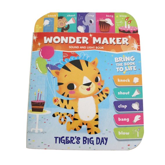 Custom Early Education Children Interactive Sound Book Toys Noisy Animal Sound Book