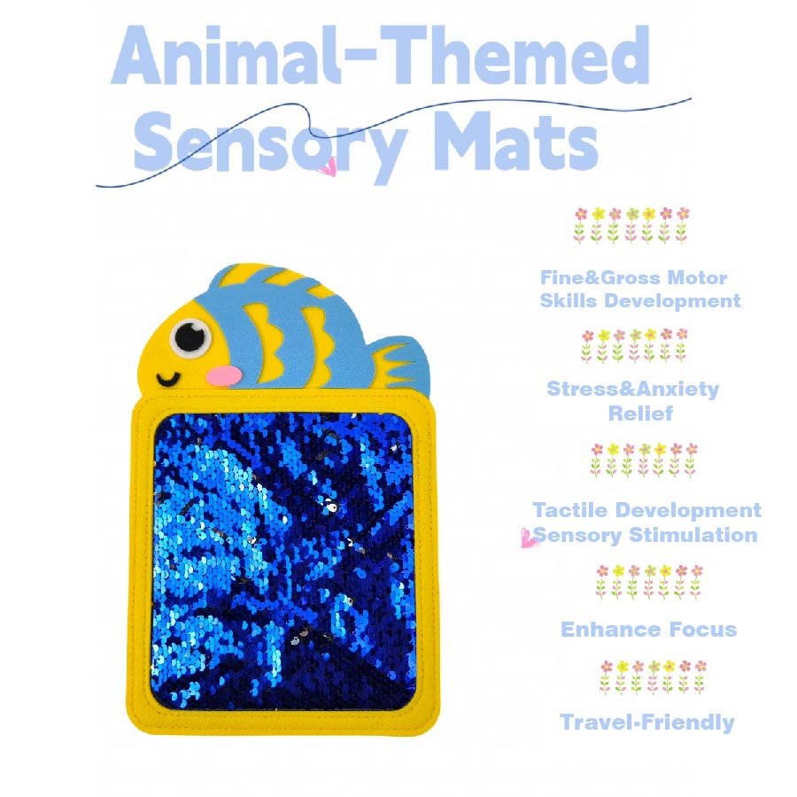 3D Fabric Zoo Book Animal-Themed Sensory Mats Sensory Wall Panels Toy Autistic Autism Toddler Children Kids For Education