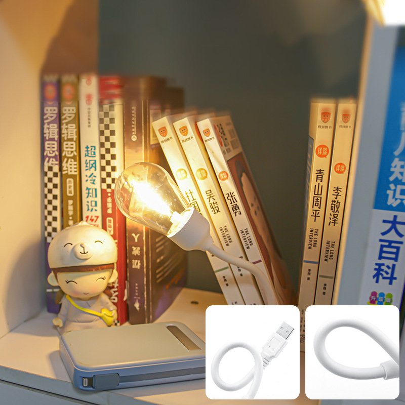 USB tungsten filament energy-saving night light portable eye protection intelligent tungsten filament energy-saving night light
