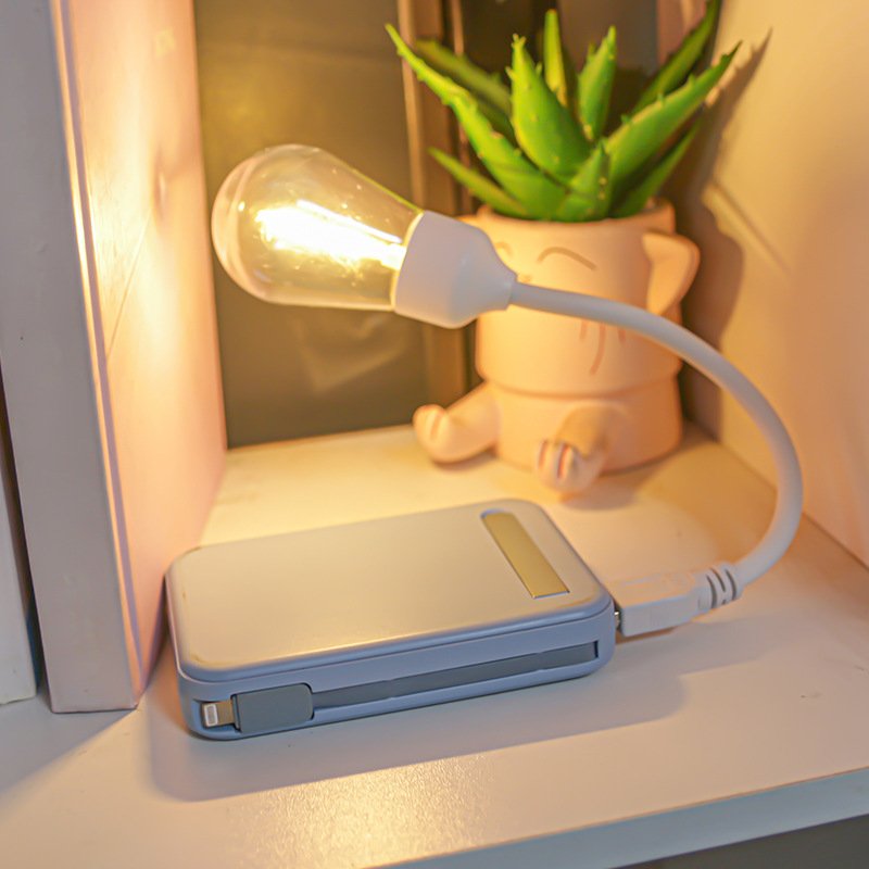 USB tungsten filament energy-saving night light portable eye protection intelligent tungsten filament energy-saving night light
