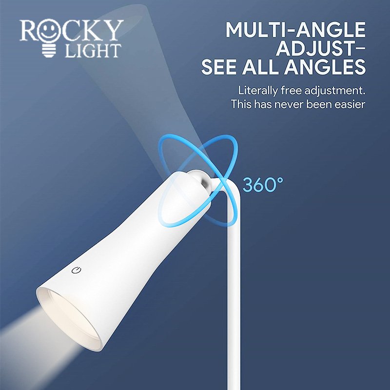 Multifunctional magnetic universal lamp/Creative multi-functional folding student reading clip light High-quality mini book clip