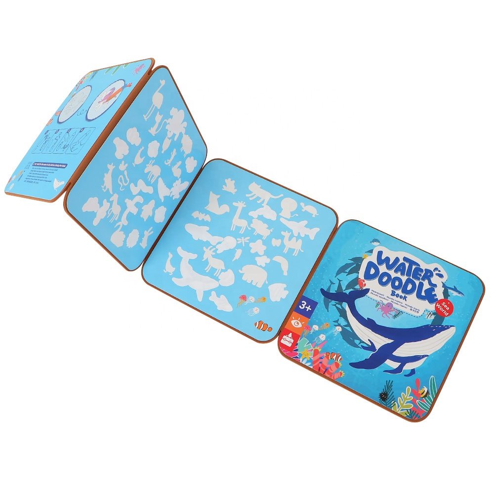Painting graffiti for kid Light Trace Light Color - Long Holiday magic drawing book with color