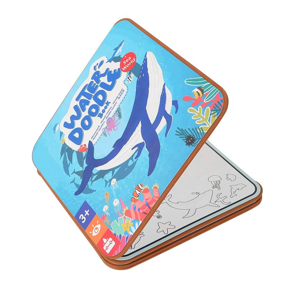 Painting graffiti for kid Light Trace Light Color - Long Holiday magic drawing book with color
