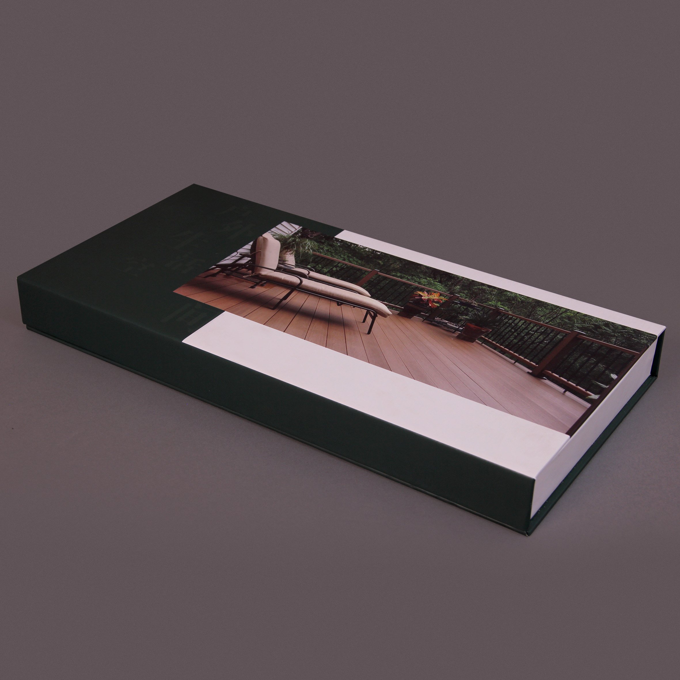 Factory custom packaging box copper sheet paper book box EVA inside gift packaging