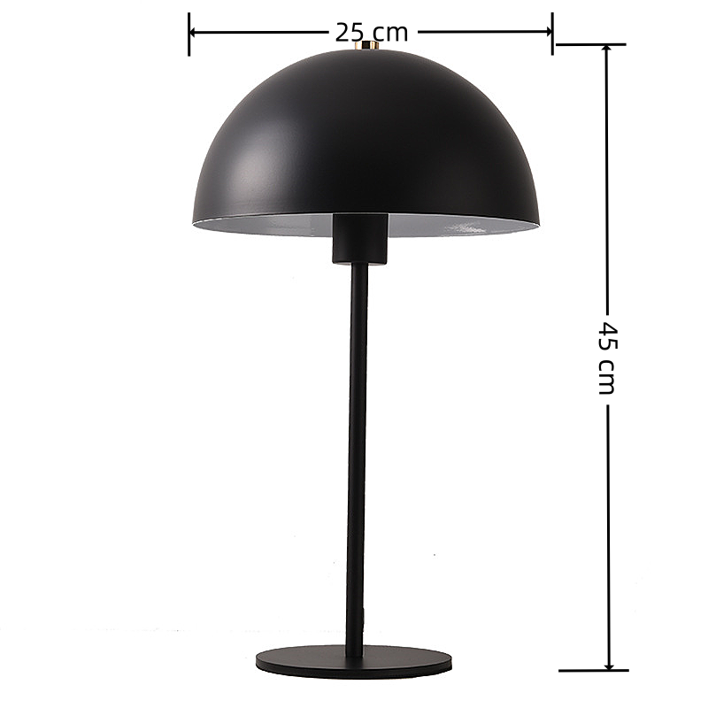 Modern mushroom metal table light nordic design led reading lamp bedside living room indoor lighting hotel lamps decoration