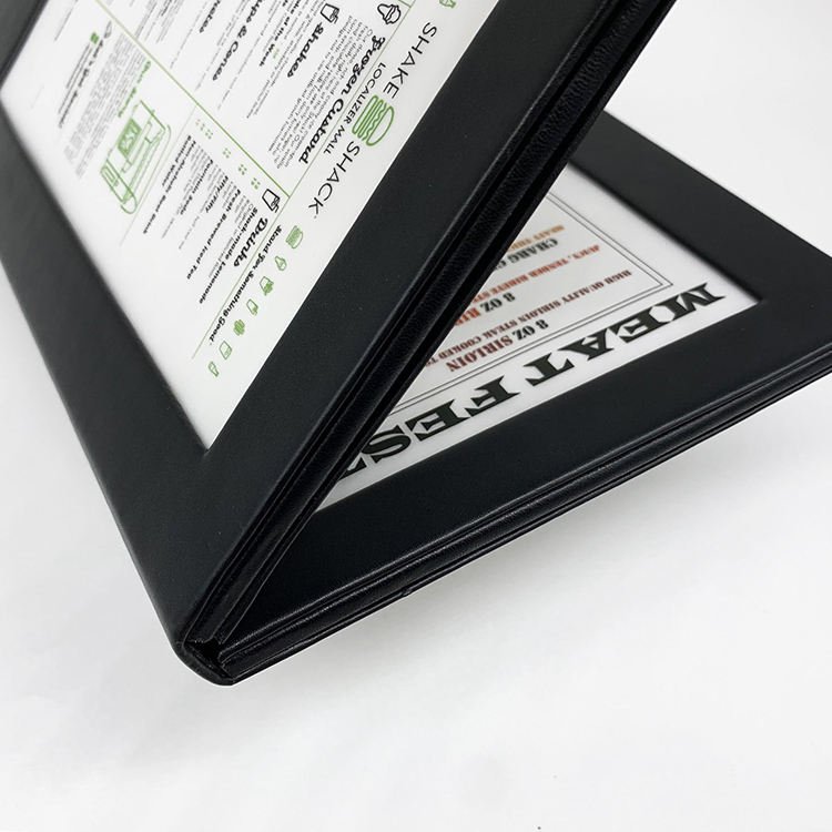 Restaurant Illuminated Led Menu 2 Page 4 Light View Led Menus Rechargeable A4 Flip Led Backlit Food Menu Book