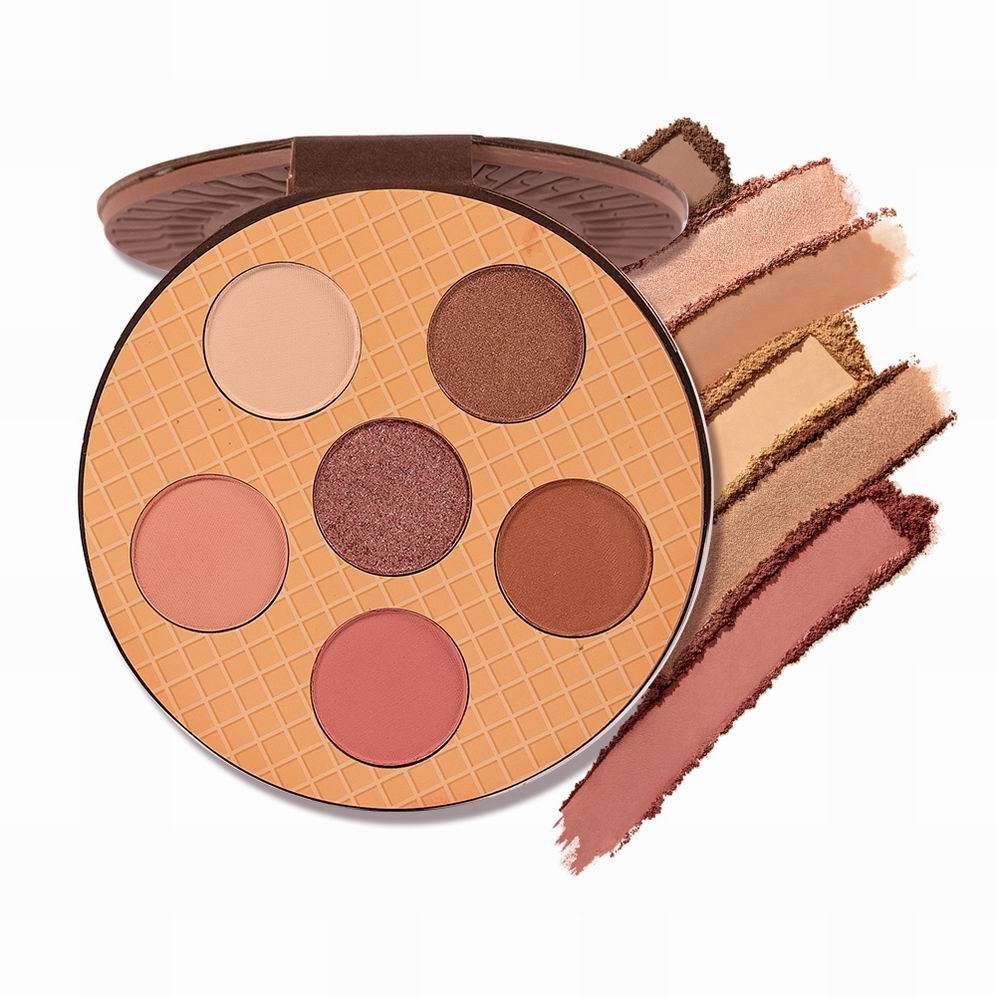 Pressed Magnetic Cosmetics Round Book Eyeshadow Palette Magnet Makeup Chocolate Biscuit Contour Eyeshadow Palette