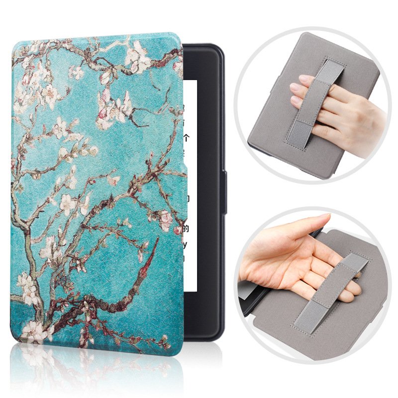 Auto Wake Sleep Smart Case For All-new Kindle Paperwhite 12th Generation 2024 7inch E-book Cover With Hand Strap