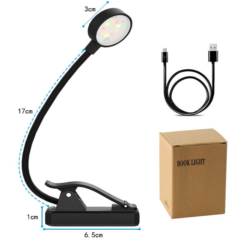 Hot Sale Amber Light Book Lamp Charging LED Lamp Foldable Bedside Table Lamp Reading Nightlight Cross Border