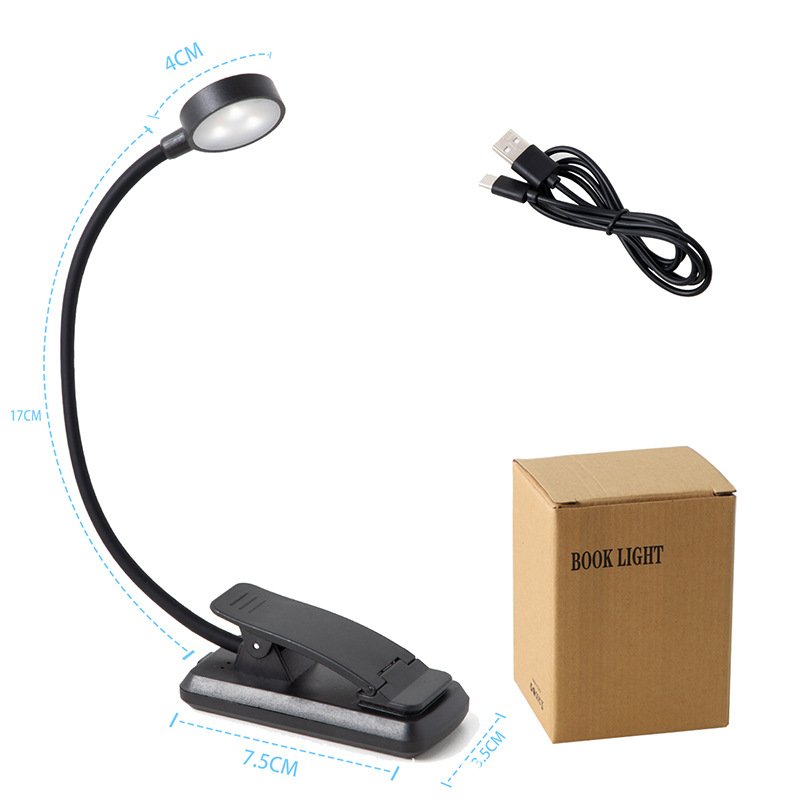 Hot Sale Amber Light Book Lamp Charging LED Lamp Foldable Bedside Table Lamp Reading Nightlight Cross Border