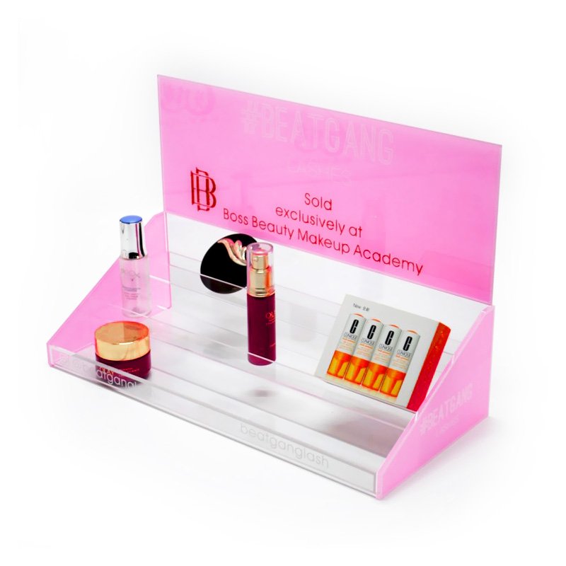 plexiglass acrylic box Clear Acrylic Display Box Retail Store shelf UV Acrylic Label