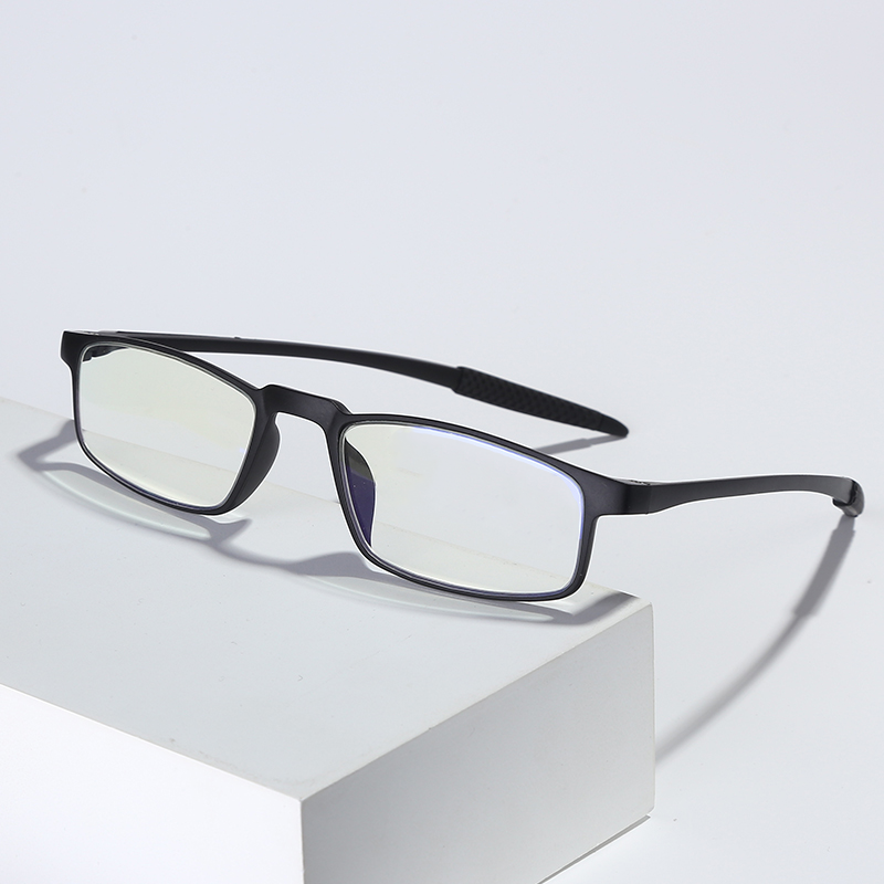 SB1925 1pc True TR Material Squared Frame Blue Light Blocking Presbyopia Unisex 1.0 1.5 2.0 2.5 3.0 3.5 4.0 Reading Glasses
