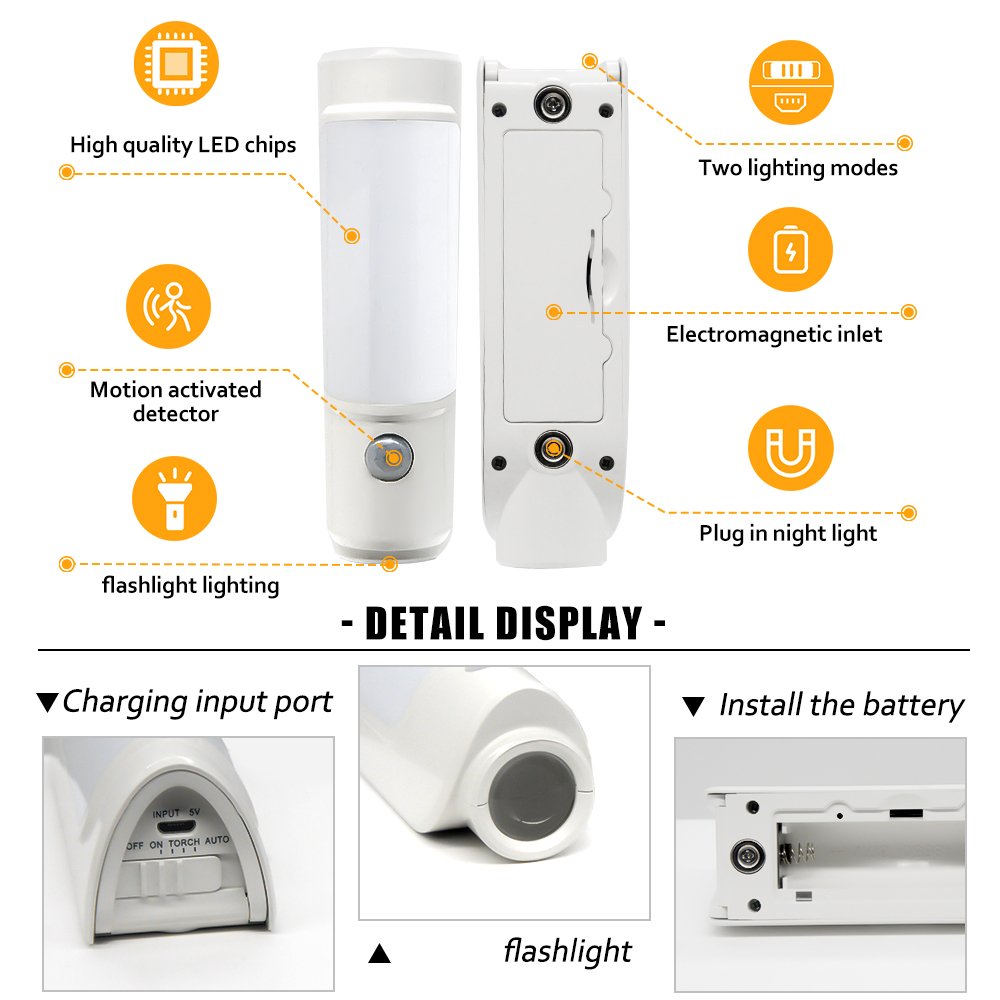 Portable Smart Home Lamp Book Reading Livingroom PIR Motion Led Sensor Light For Bedroom