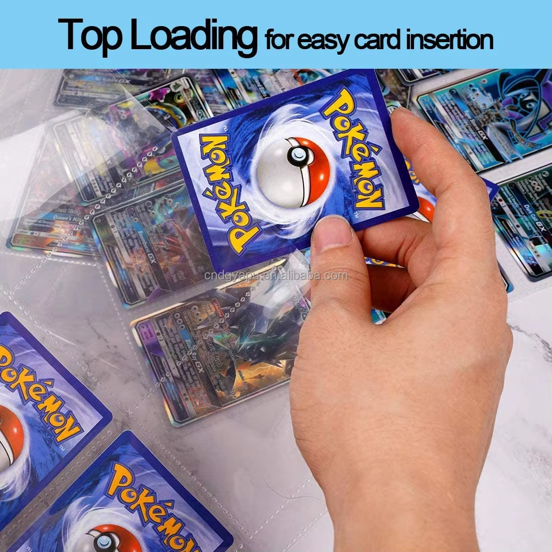 9 Pocket Page Game Cards Display Collection Book Trading Card Page Displays