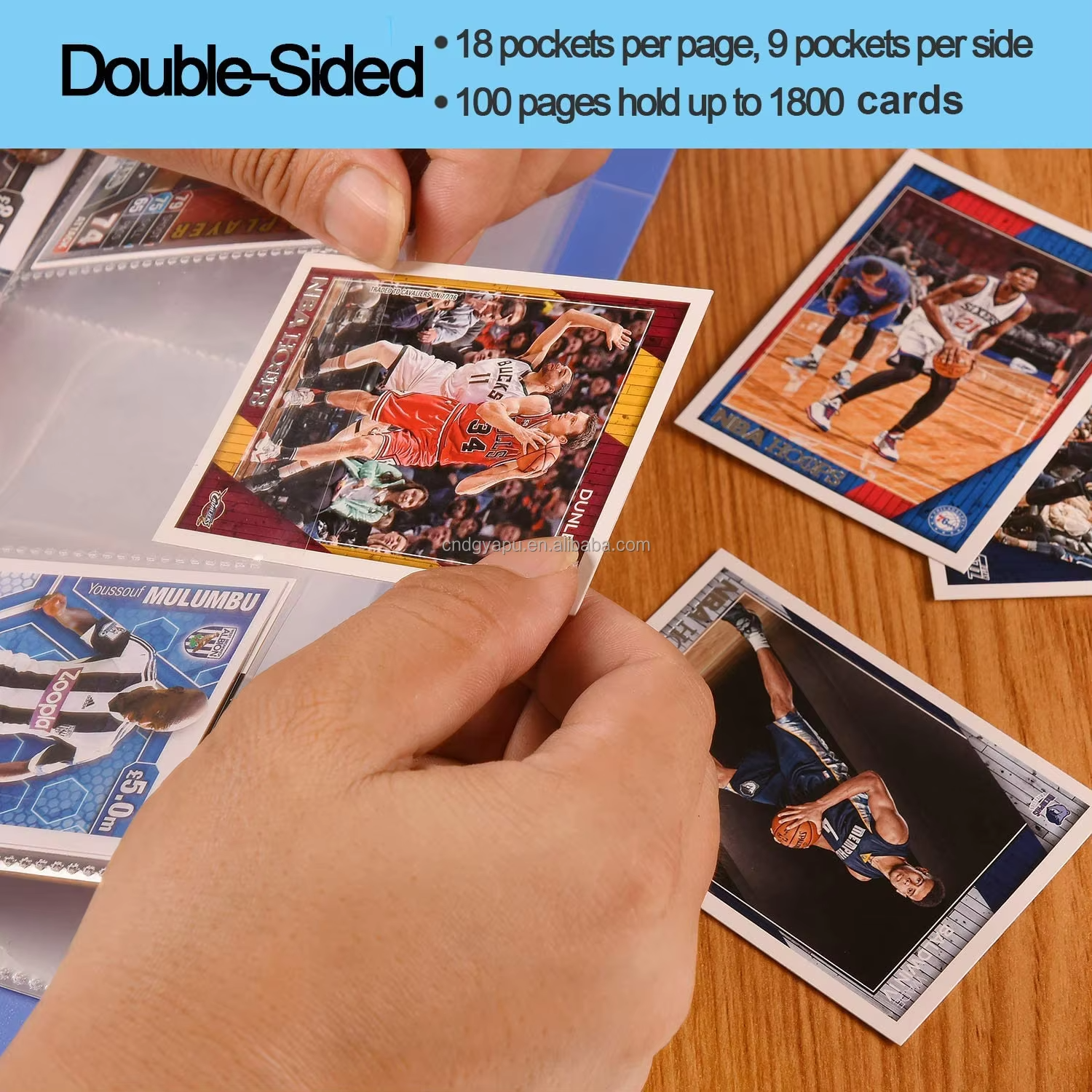 9 Pocket Page Game Cards Display Collection Book Trading Card Page Displays