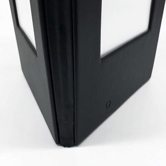3 view led table stand restaurant bar night club light up leather menu cover led back light table menus folder