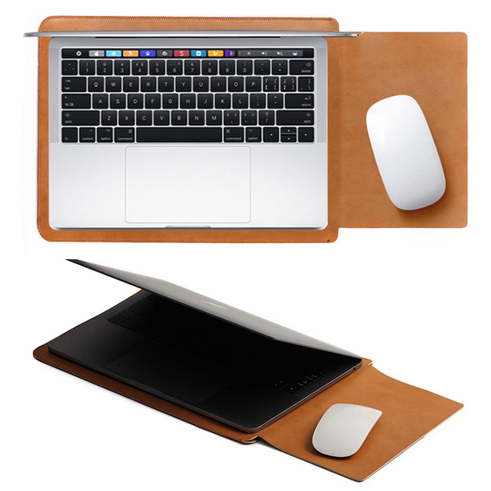 Wholesale Laptop Leather Bags Practical Waterproof Notebook Case For Macbook Air 13 Case Pro 11.6/12/15 Inch Laptop Sleeve Case