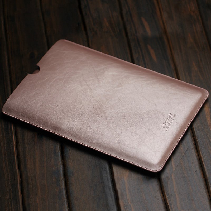 Wholesale Laptop Leather Bags Practical Waterproof Notebook Case For Macbook Air 13 Case Pro 11.6/12/15 Inch Laptop Sleeve Case