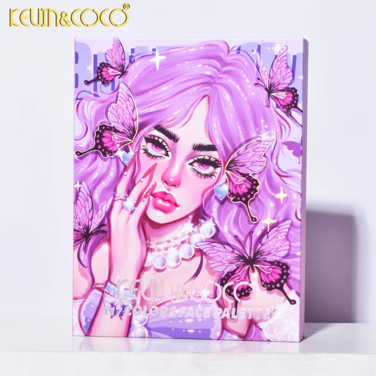 2024 New Arrival Girl palette book model palette high pigmented eye shadow palette best quality sombras para ojos al por mayor
