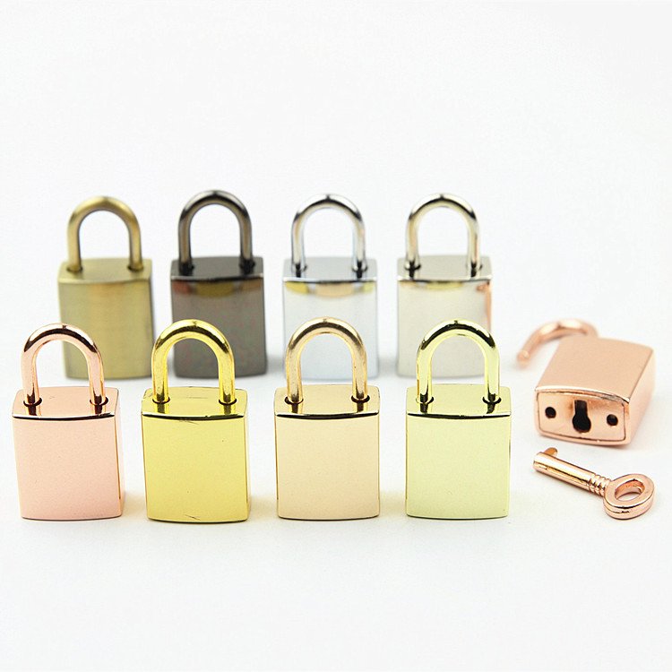 2.1CM Vintage Alloy Padlock Key Lock With key for Jewelry Box Storage Box Diary Book Luggage Handbags Hardware Accessories