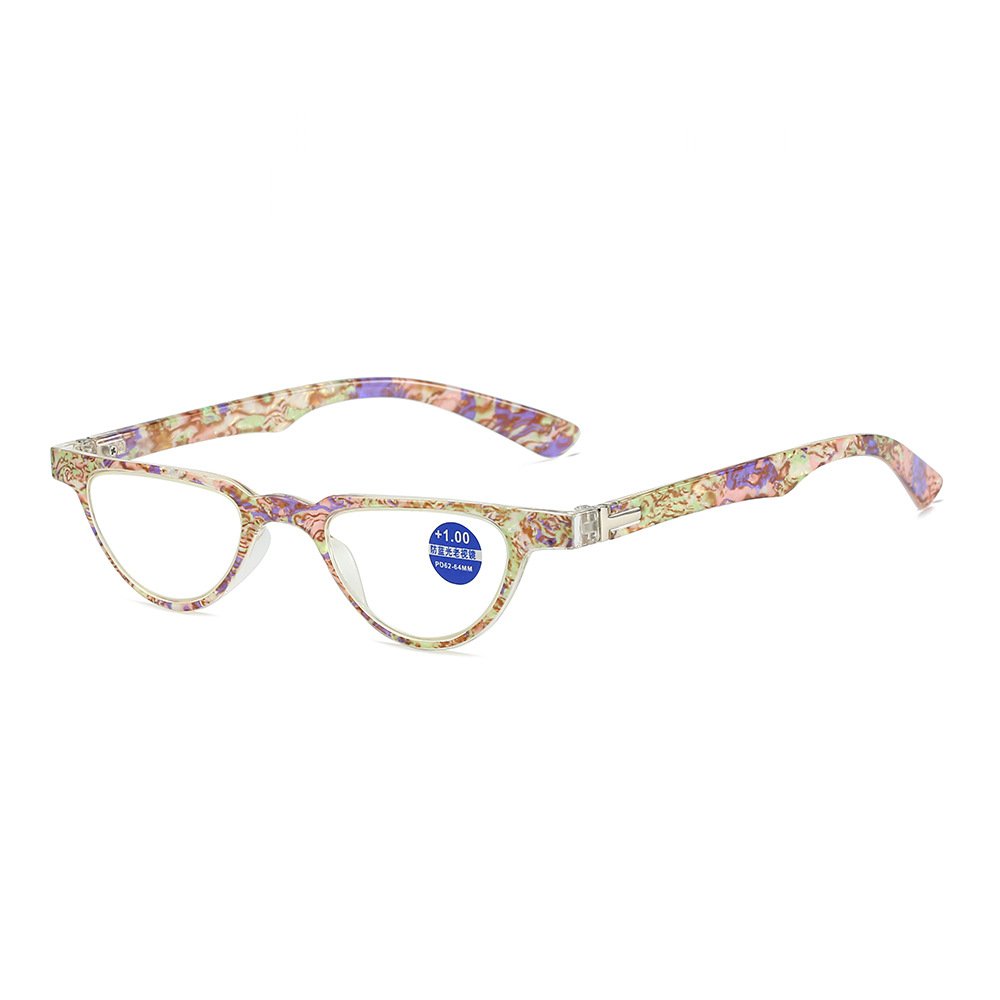 Fashion Anti-Blue Light Cat Eye Metal Presbyopes Computer Frame Wholesale Women