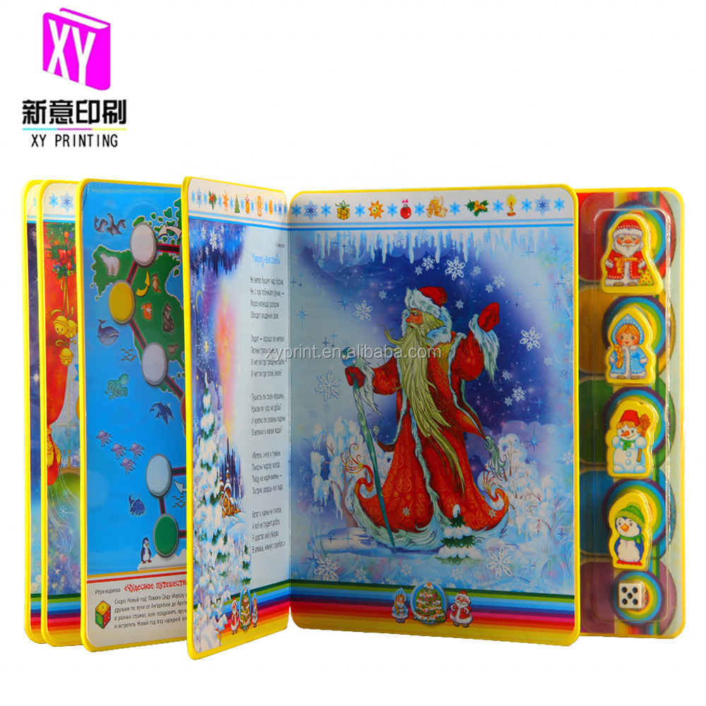 EVA Children Book Printing Customize Kids Playing Light Board Book Design English Story Book Printing