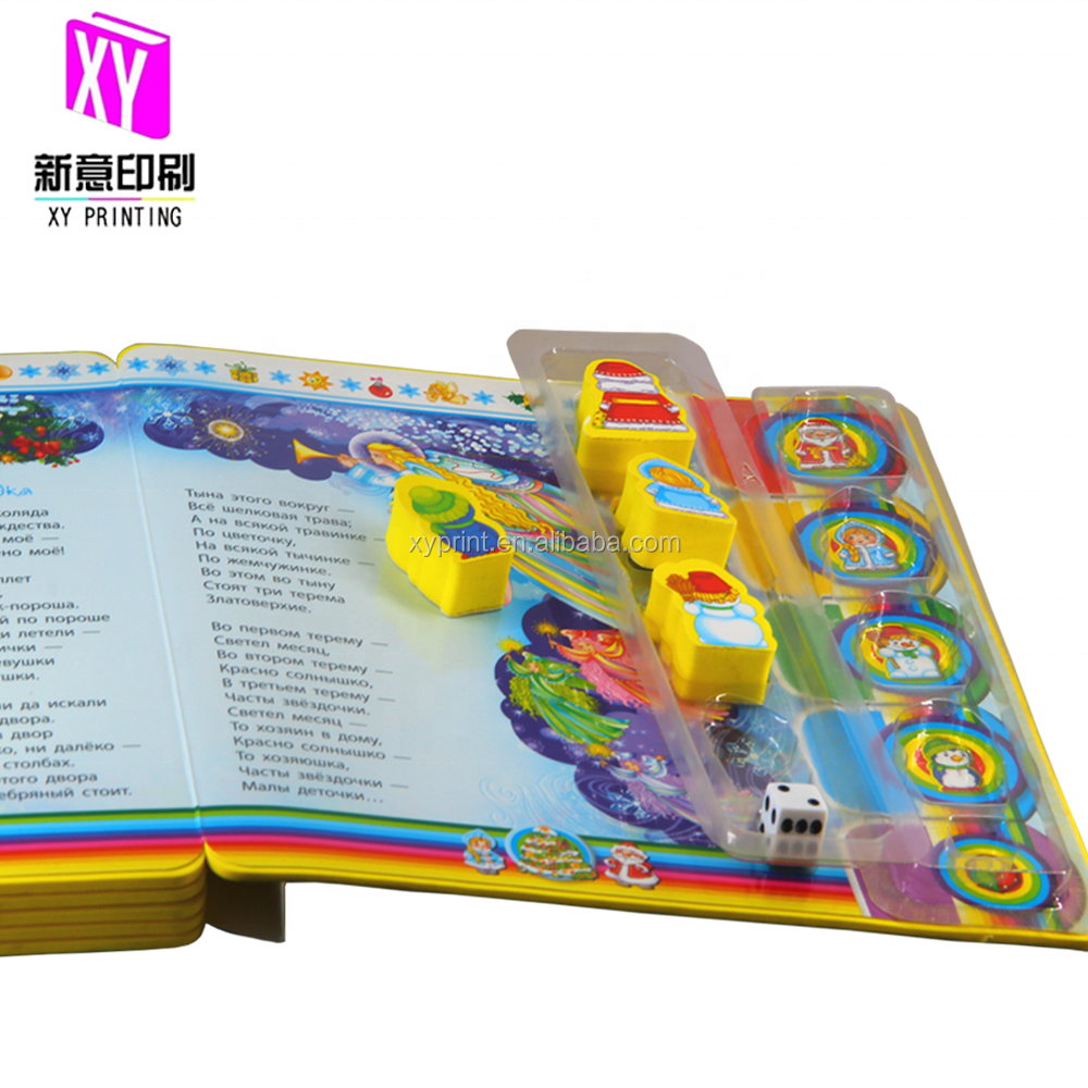 EVA Children Book Printing Customize Kids Playing Light Board Book Design English Story Book Printing