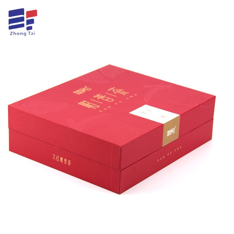 Wholesale Custom Logo Book Shape With Inner Folding Box For Tea Gift Box Shipping Bag