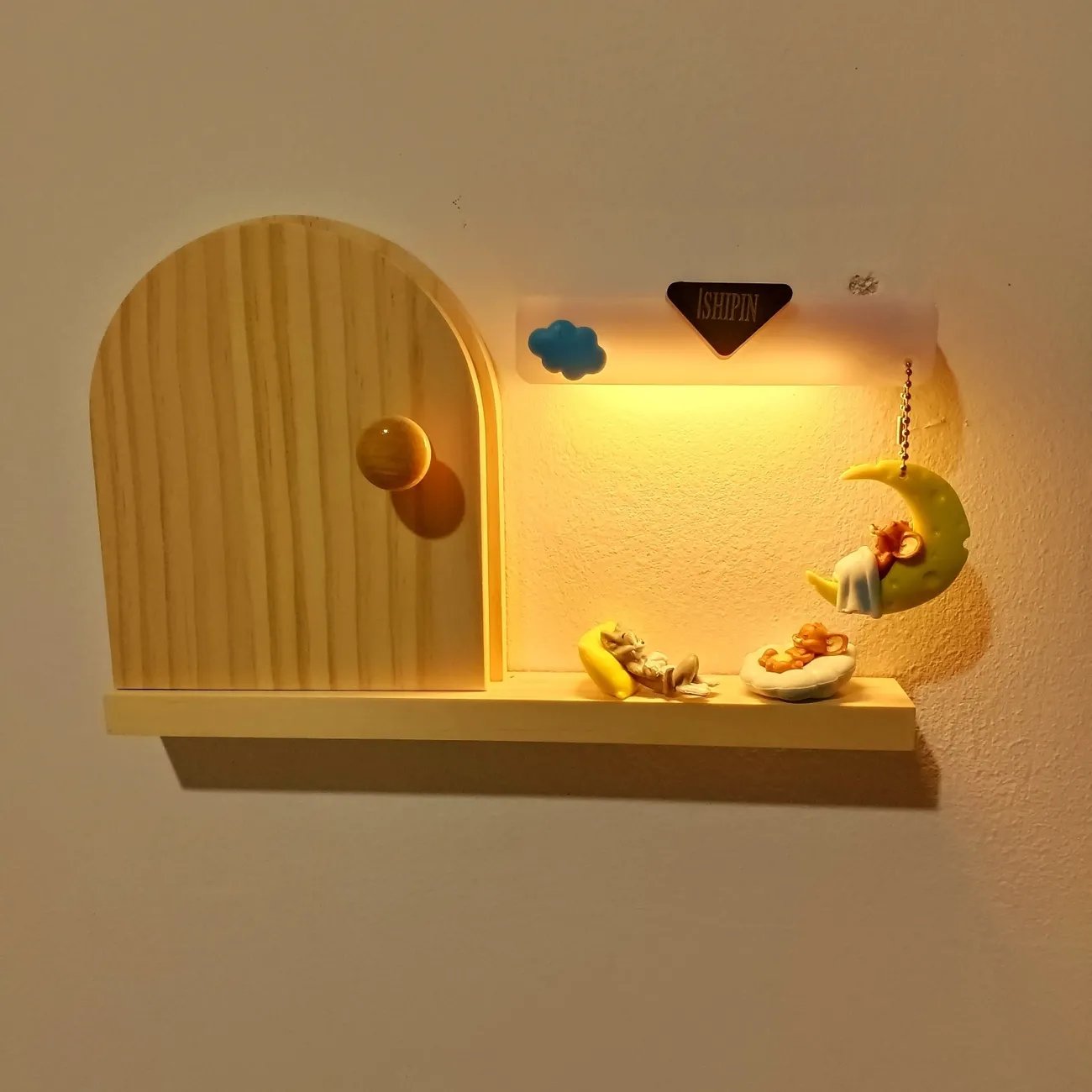 Retro Door with Miniature Fairy Silicone Candle Mold Knock on the Door Flower Fairy Cake Decorating Tools Chocolate Mould