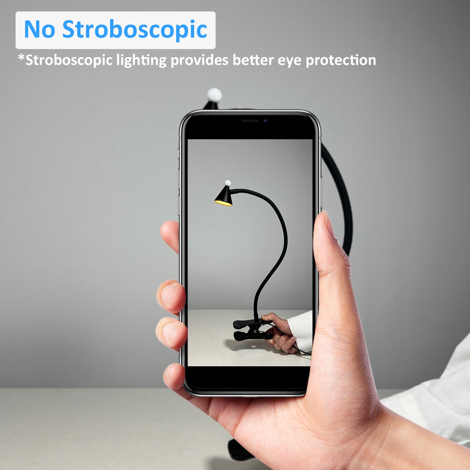Nordic Energy Saving Flexible Neck Reading Light Led Usb Desk Clip Lamp Clamp On Table Lamp For Office