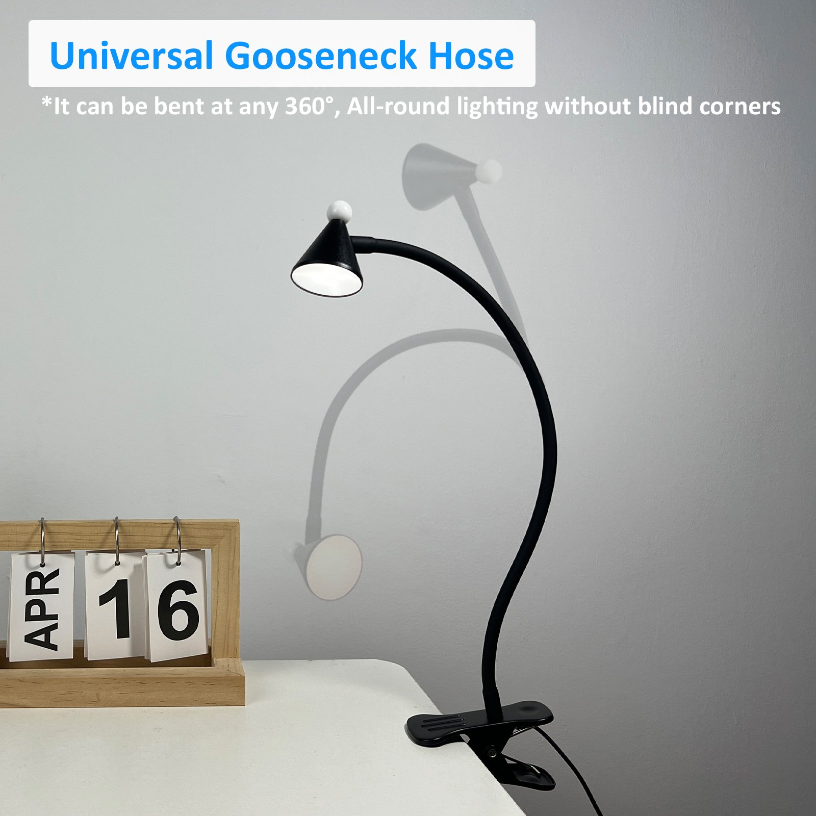 Nordic Energy Saving Flexible Neck Reading Light Led Usb Desk Clip Lamp Clamp On Table Lamp For Office
