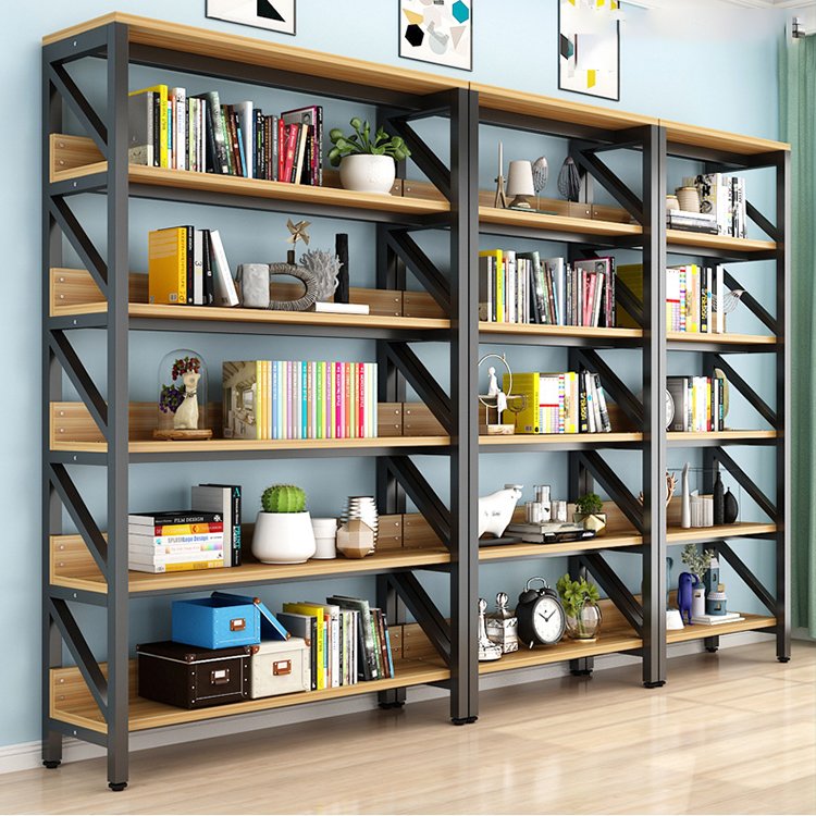 Living Room Modern Book Store Furniture Home Bookshelves Wood MDF Display Rack Vintage Cabinet Bookcase Bookshelf Book Shelves