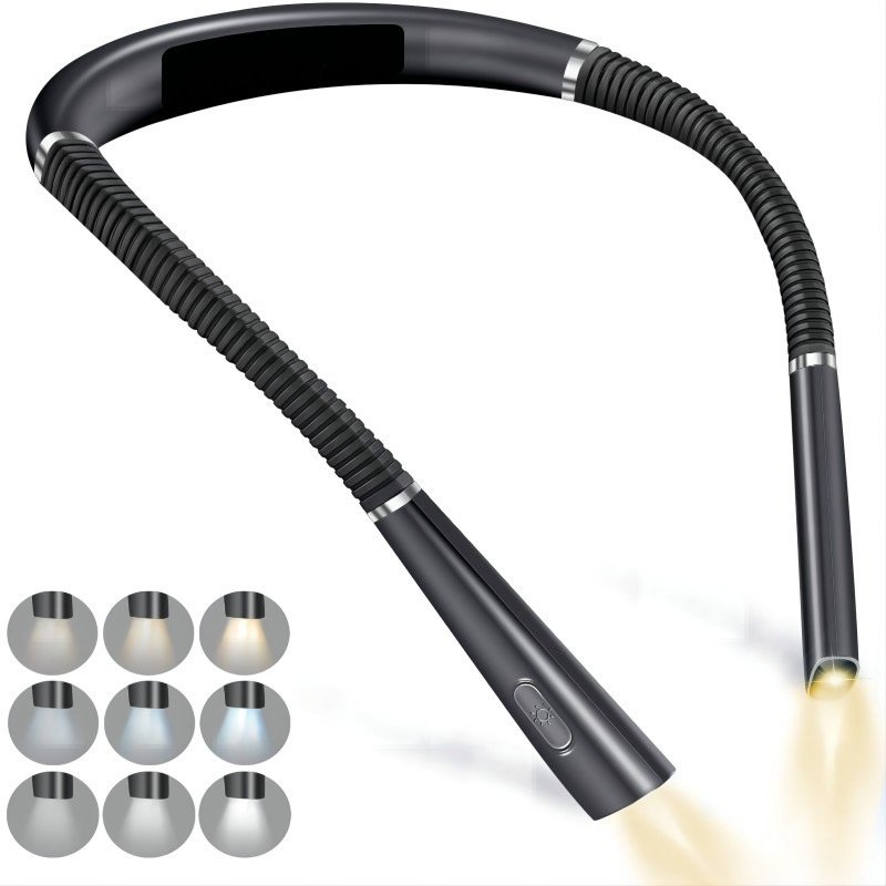 Upgraded Version Neck Book Light Lamps Reading Repairing Usb Rechargeable Led Neck Hug Read Book Light