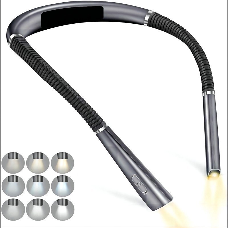 Upgraded Version Neck Book Light Lamps Reading Repairing Usb Rechargeable Led Neck Hug Read Book Light