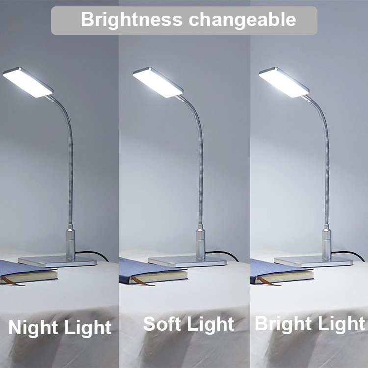 High Quality Minimalist Eyecaring Samsung 5630 Flexible Aluminum LED Reading Desk Lamp Table Book Lighting