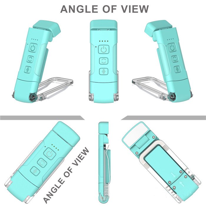 Portable Book Reading Light Clip-on LED Bookmark Lamp USB Rechargeable Eye Caring Mini Book Reading Light for Bed