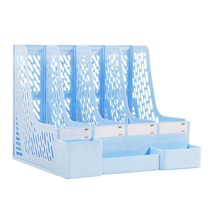 Organizer Magazine Rack Table Magazine Book Organizer File Tray Magazine Holder Plastic Folder