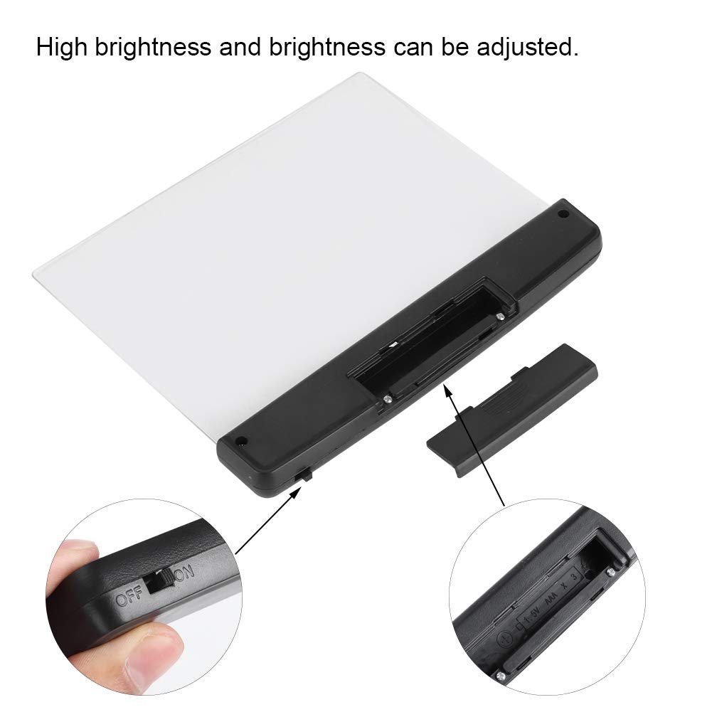 Portable LED Book Night Light Reading Lamp Bedroom Book Lights For Home Reading Lightwedge Light Panel Book