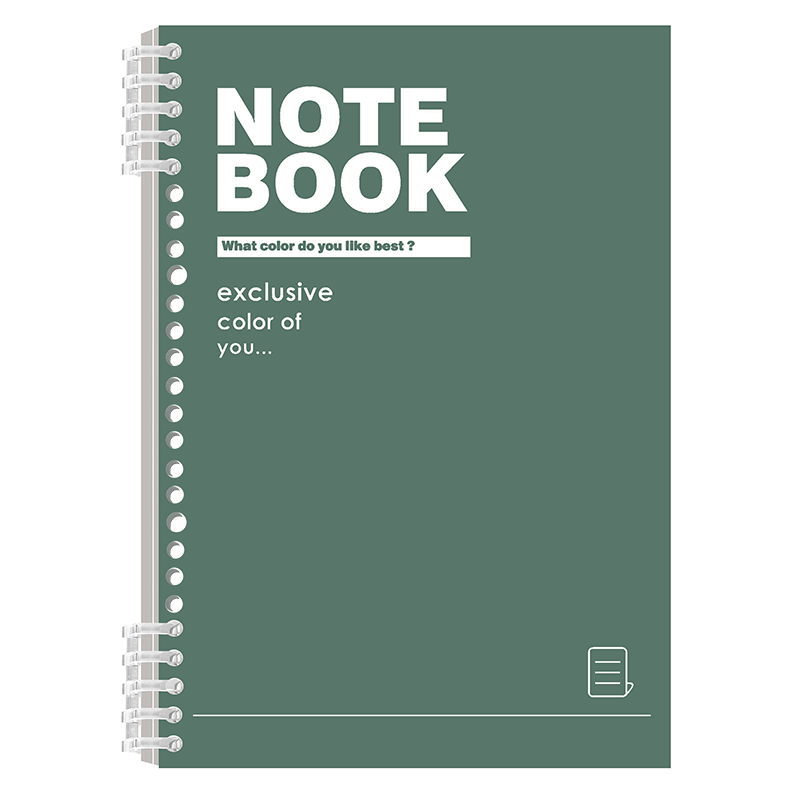 Creative A5 Student Notepad Porous Coil Book New Loose-leaf Notebook 60-page PP Promotion Spiral 60 Sheets Paper,pp Sifanghuoban