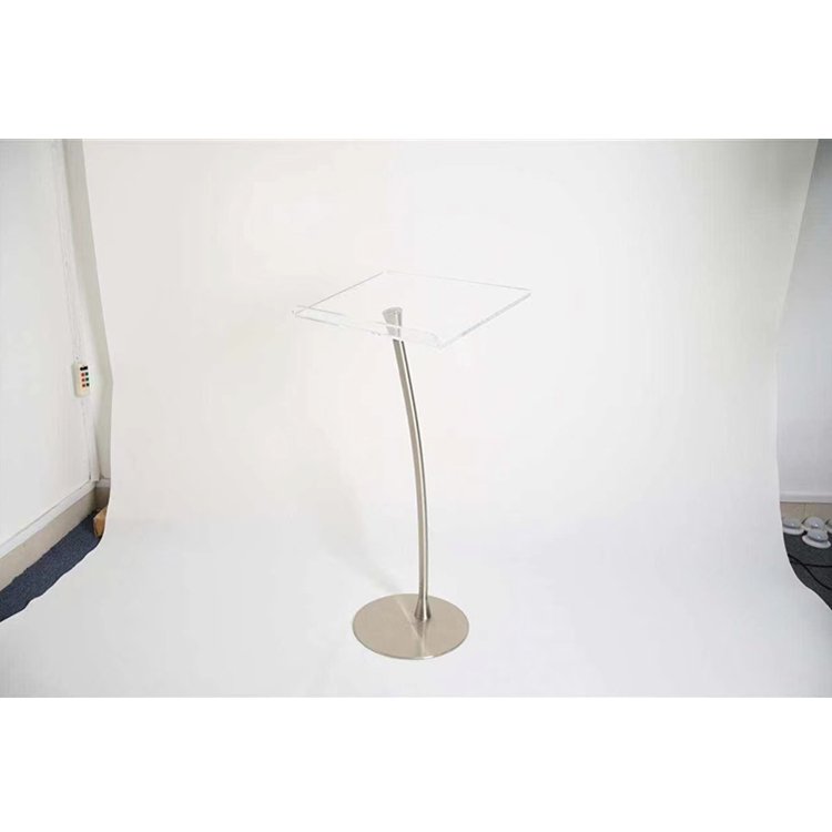 Factory Custom Wholesale Clear Transparent Lucite Podium Pulpit Acrylic Church Podiums And Pulpits With Book Holder