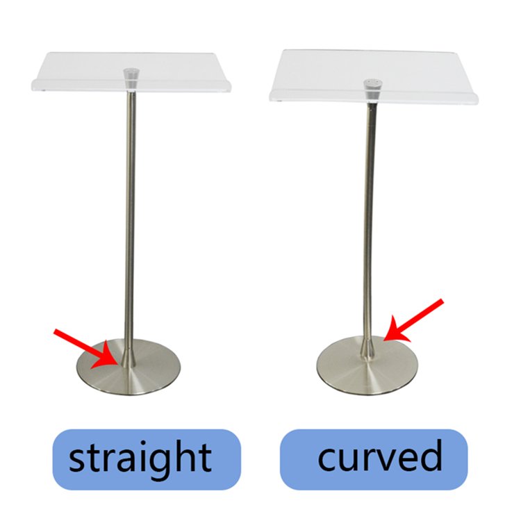 Factory Custom Wholesale Clear Transparent Lucite Podium Pulpit Acrylic Church Podiums And Pulpits With Book Holder