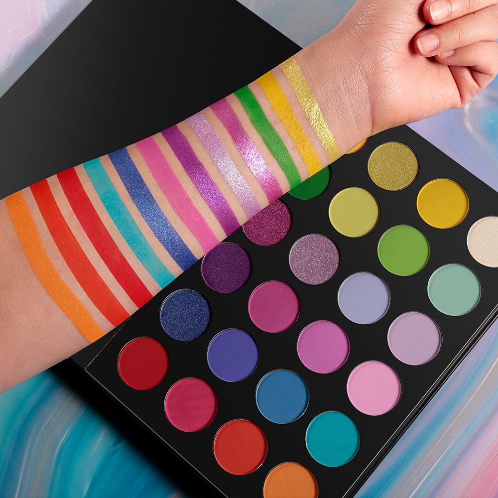 Wholesale Matte Pearlescent Large Eyeshadow Plate Stage And Daily Earth Color 72 Color Book Eyeshadow