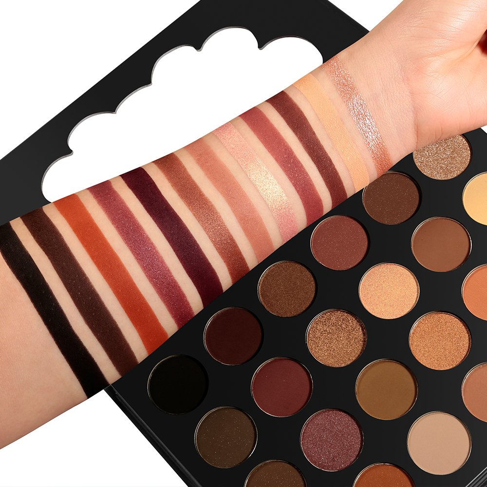 Wholesale Matte Pearlescent Large Eyeshadow Plate Stage And Daily Earth Color 72 Color Book Eyeshadow