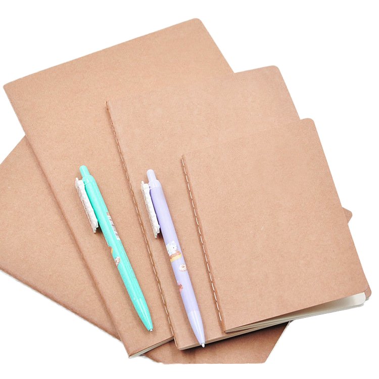Customizable Kraft Paper A4 Notebook Hardcover Student Notes Diary Book with Logo Car Line Book Custom B5 Book