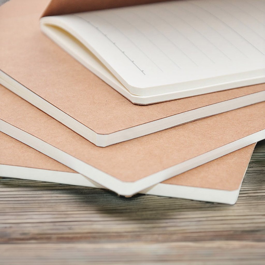 Customizable Kraft Paper A4 Notebook Hardcover Student Notes Diary Book with Logo Car Line Book Custom B5 Book